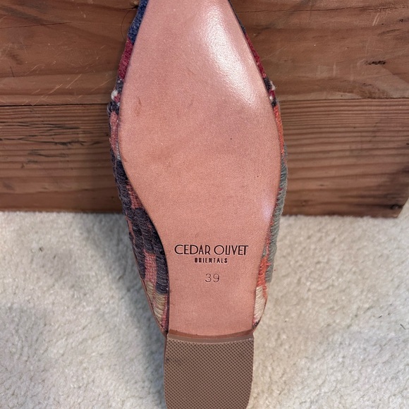 Colorful Patterned Slip-On Mules - Picture 4 of 7